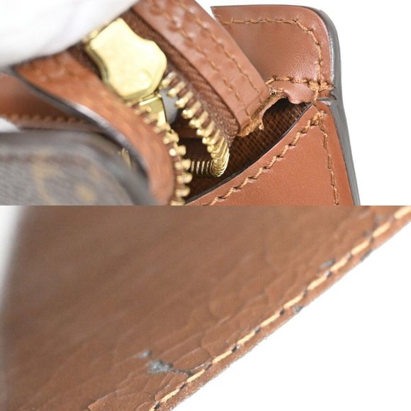 LOUIS VUITTON Pochette Homme Clutch Hand Bag Monogram Leather BN M51795 63FA398 - Picture 4 of 15